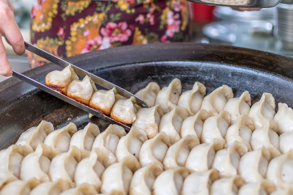 Shanghai fried dumplings