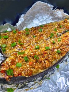 grilled chinese eggplant